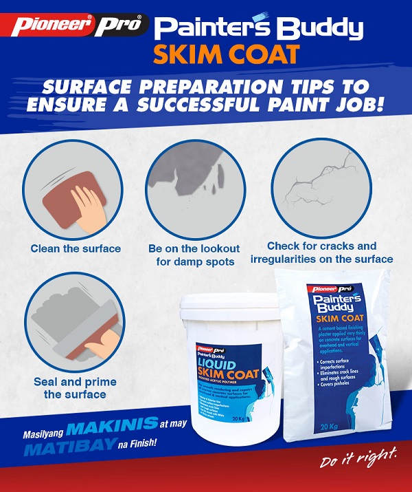 how to use pioneer skim coat